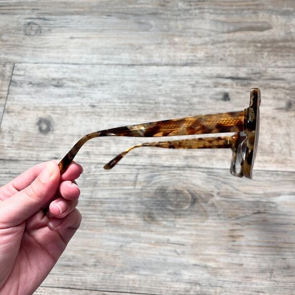 Patricia Nash Jackie Oversized Dunmore Tort Tortoise Sunglasses Square Frame main image 10